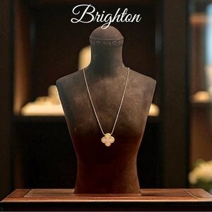 BRIGHTON Massandra Necklace SOLD OUT Gold, Silver& Swavorski Crystals EUC